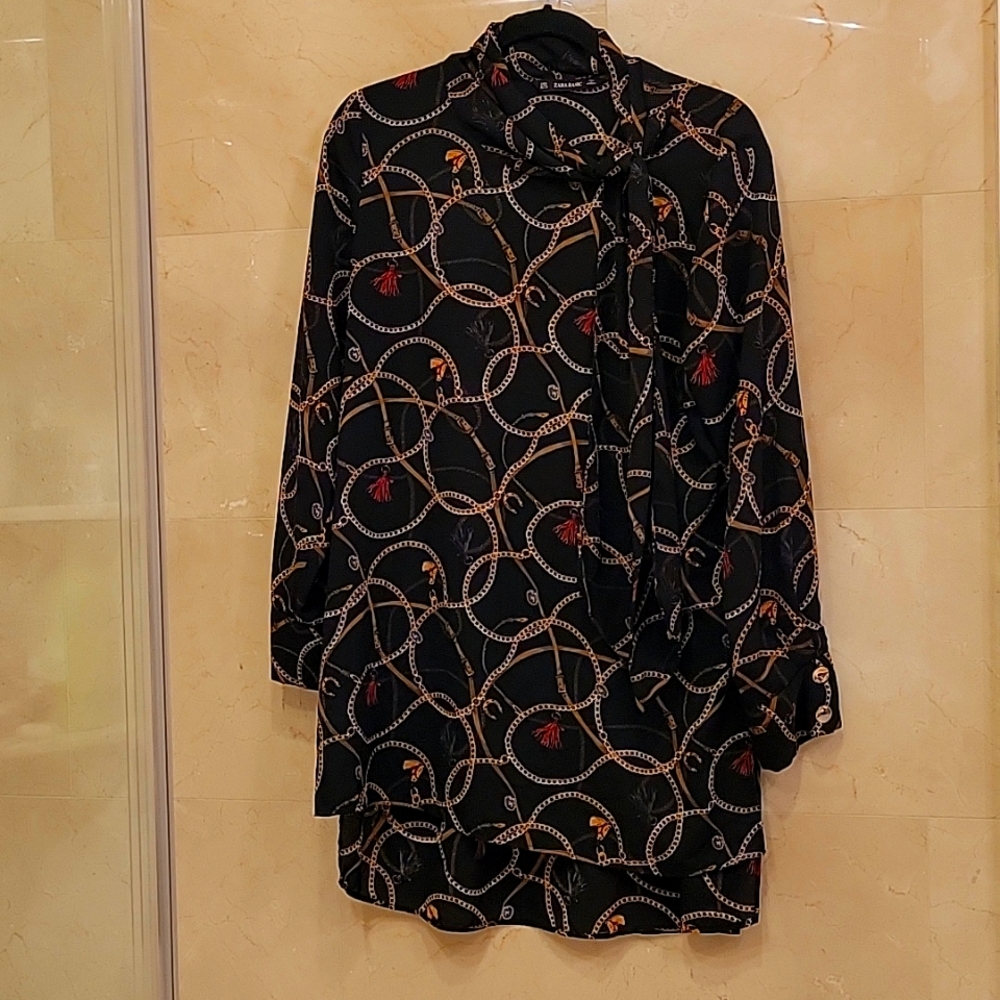 WOMEN'S BRAND NEW ZARA BLOUSE SHIRT TOP SIZE XL